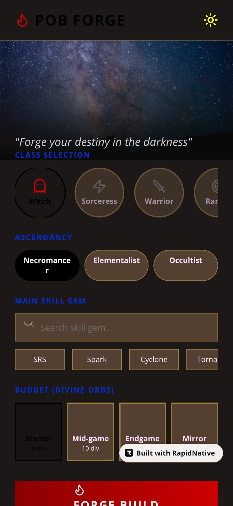 expo-nativewind screen 1