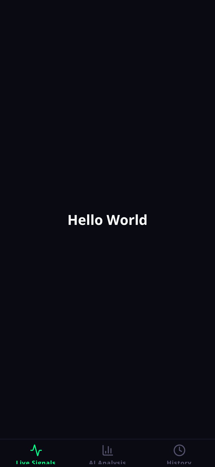 Quotex AI Signals screen 1