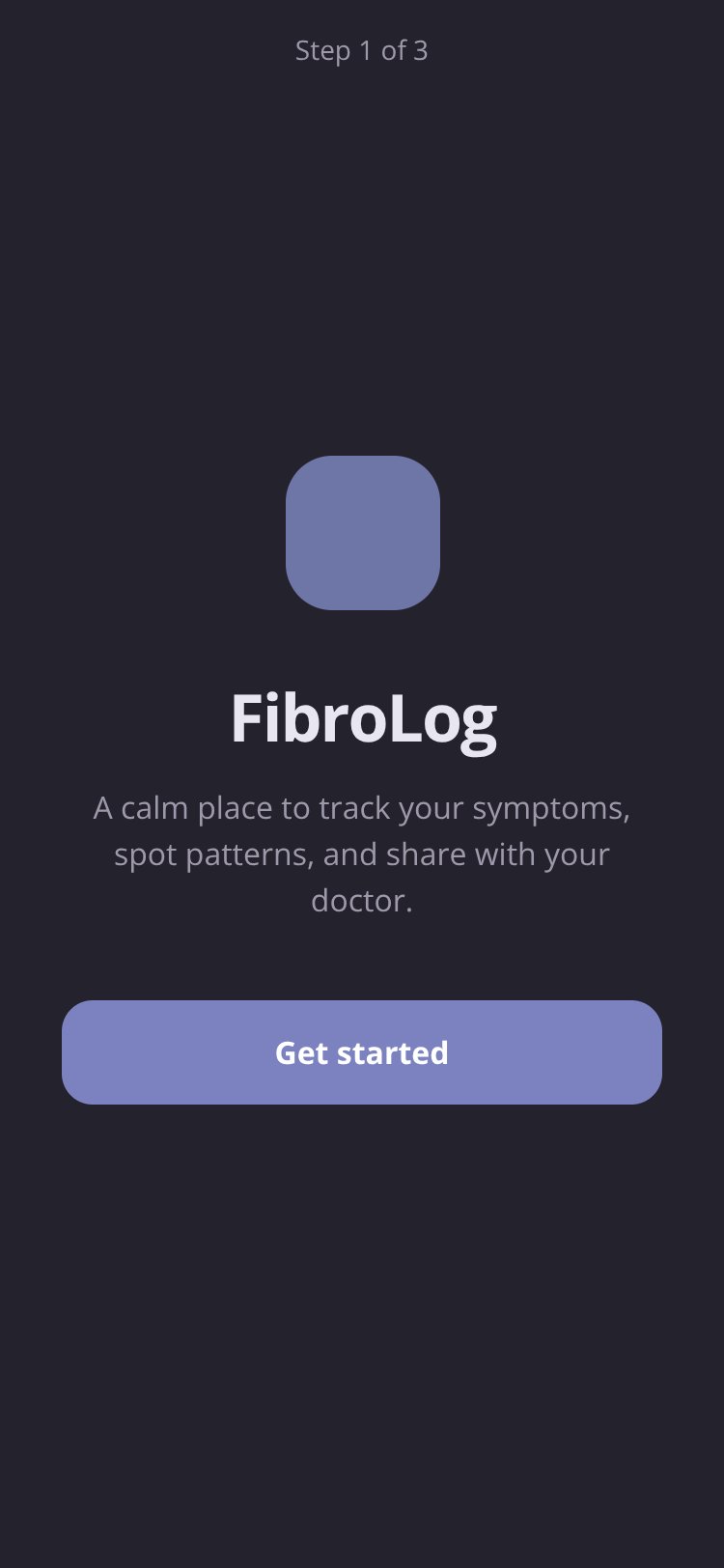 FibroLog screen 5