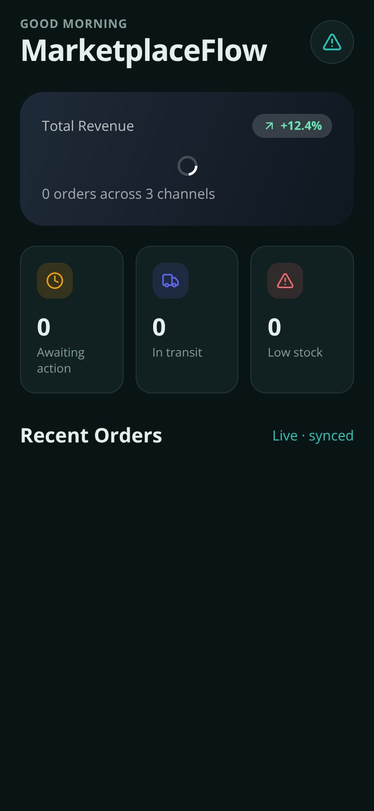 MarketplaceFlow screen 2