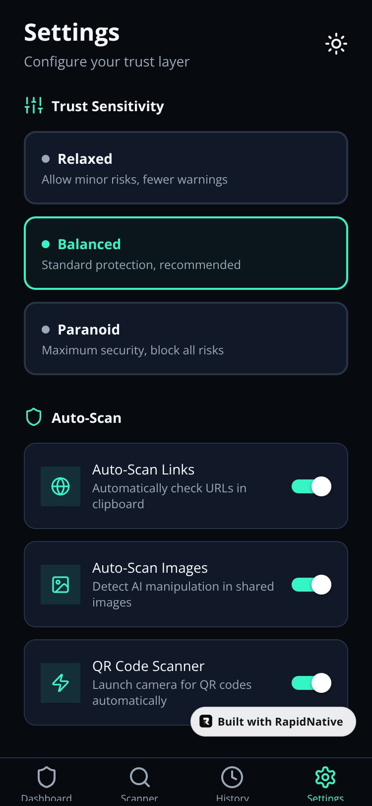 ProofPocket screen 5
