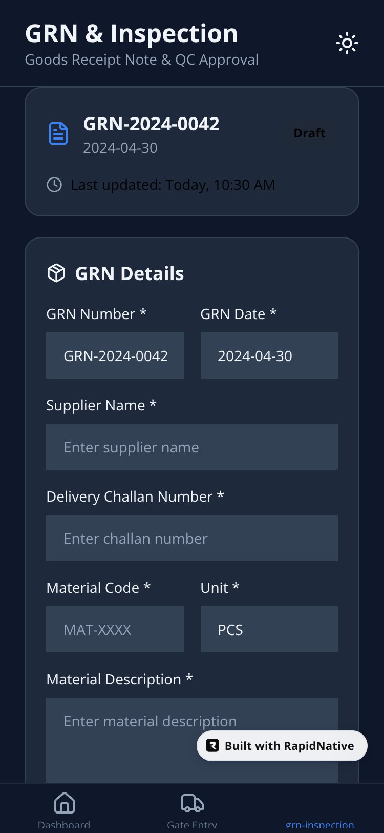 GateMaster Pro screen 3