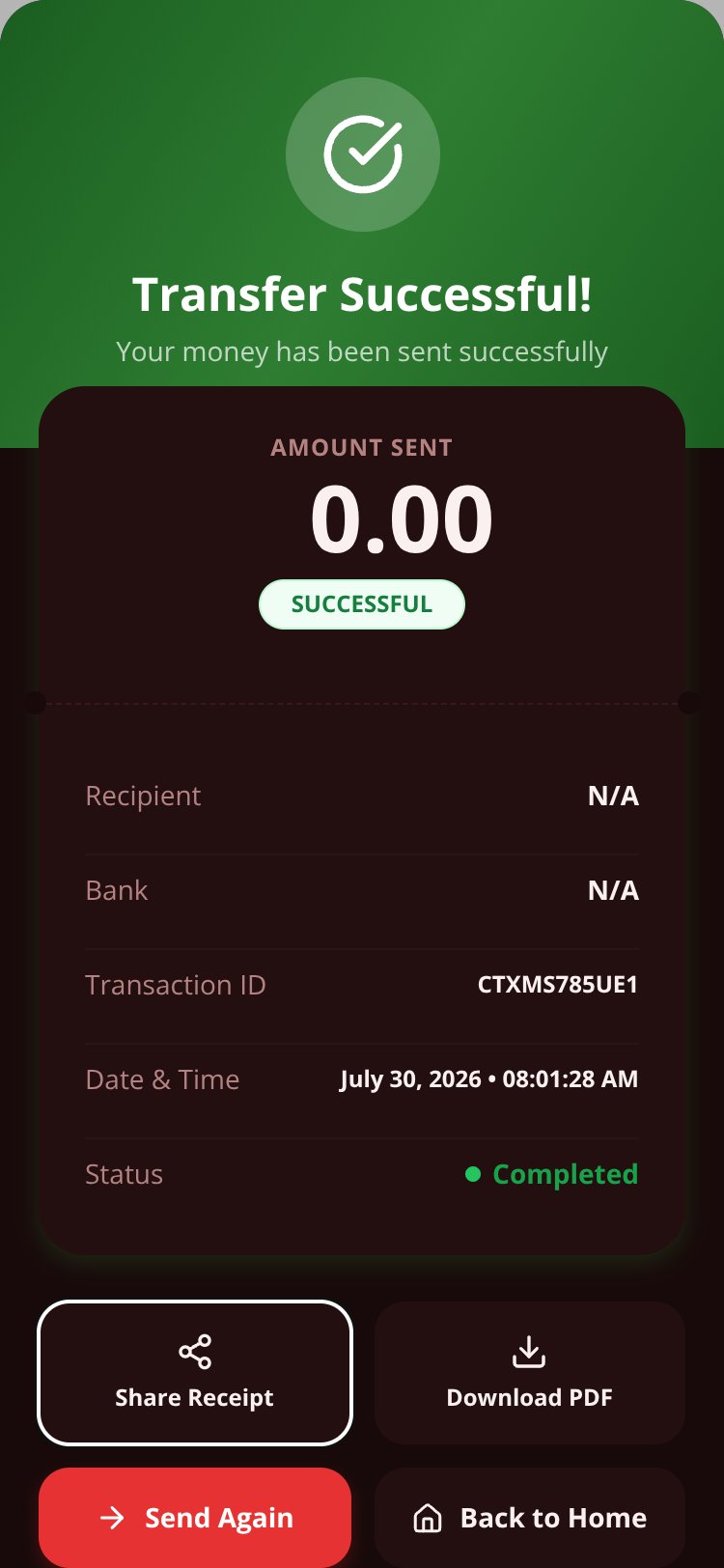 City Touch Bank screen 4