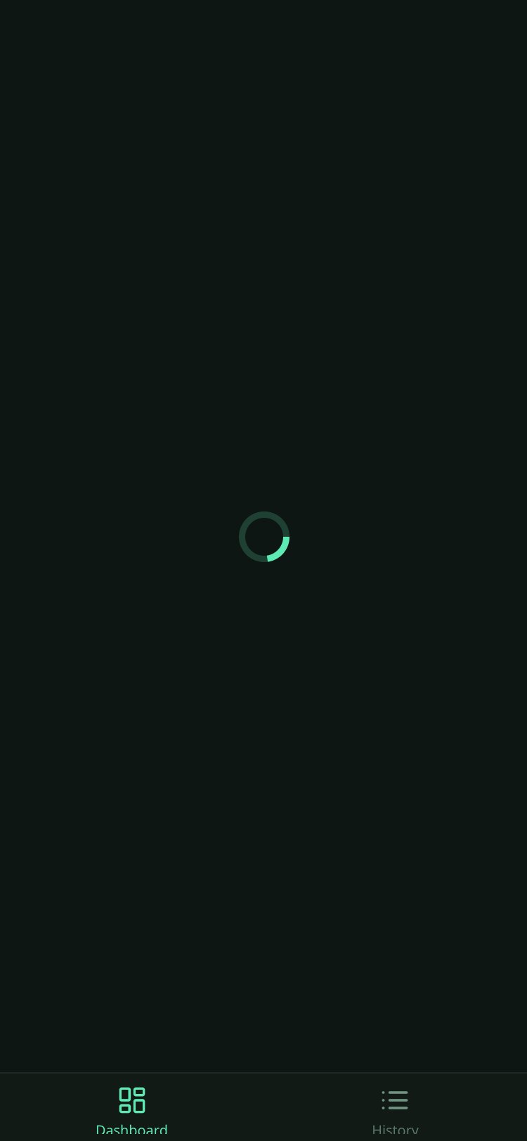 FitTrack screen 1