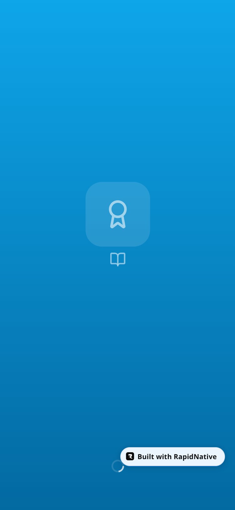E Learning App screen 3