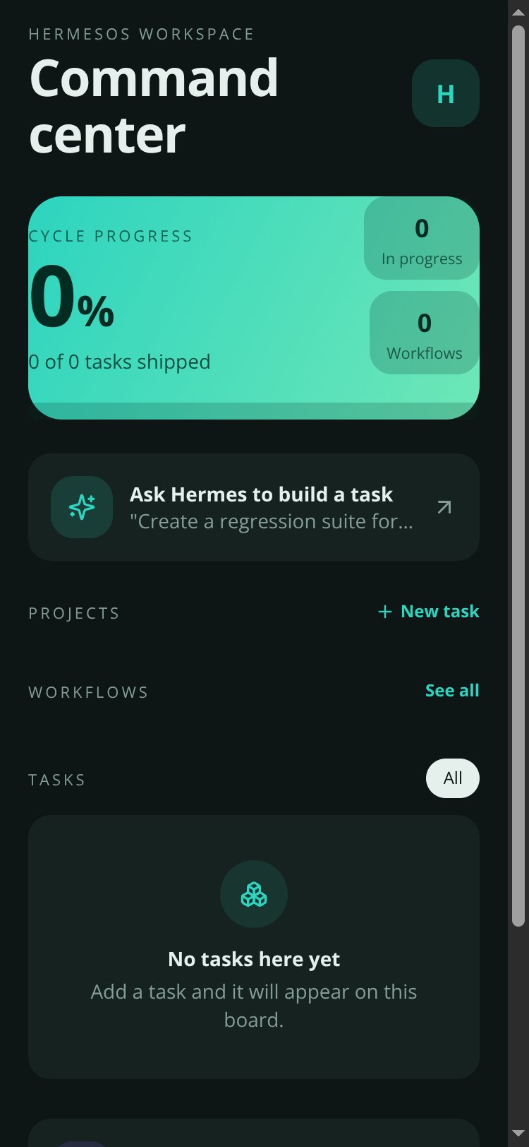 HermesOS screen 3