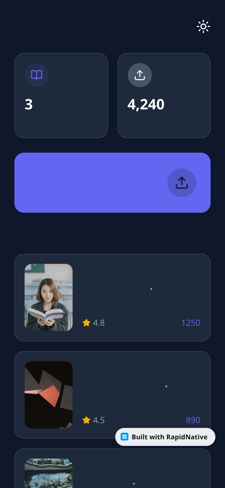 MyStudyApp screen 1