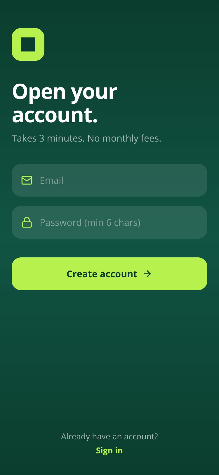 Moneyme screen 2