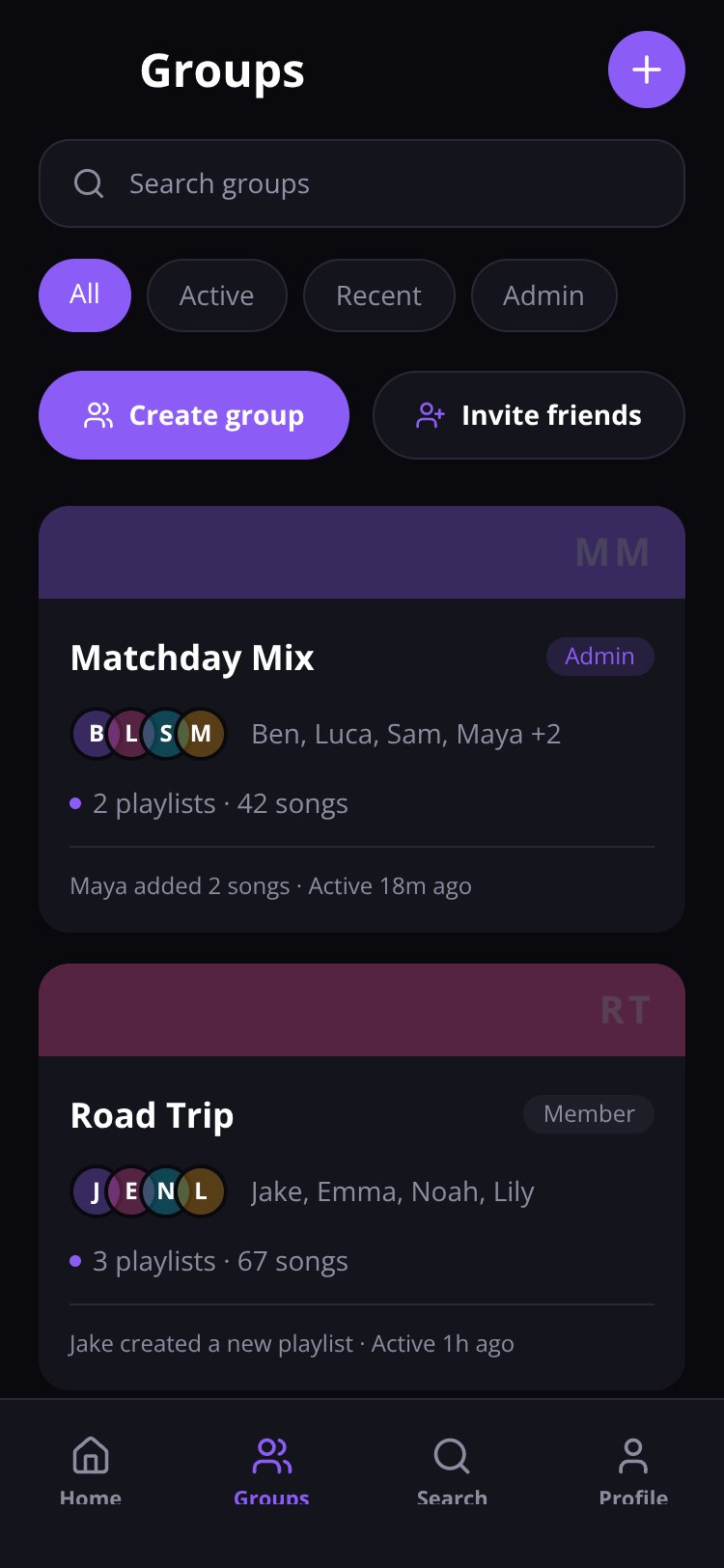 Jammo App screen 4
