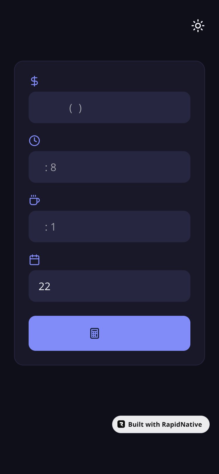 PayTrack screen 1
