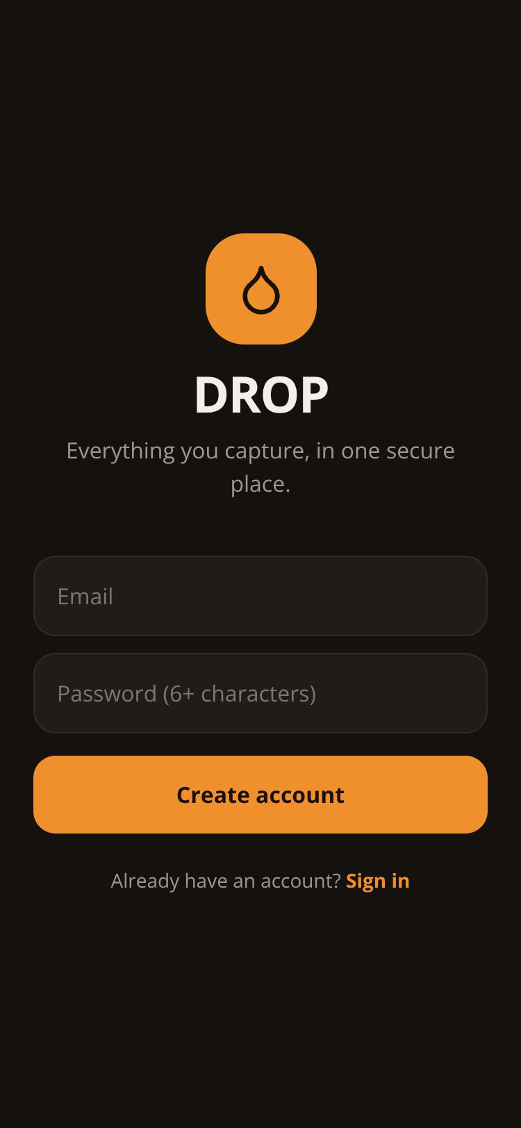 DROP screen 2