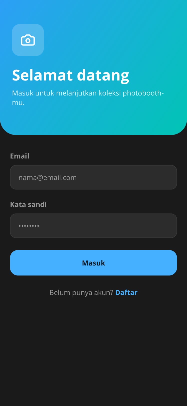 aplikasi photobooth dengan kom screen 1