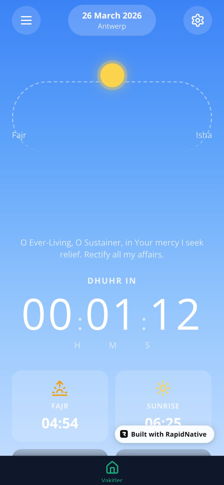Vakit - Namaz Vakitleri screen 1