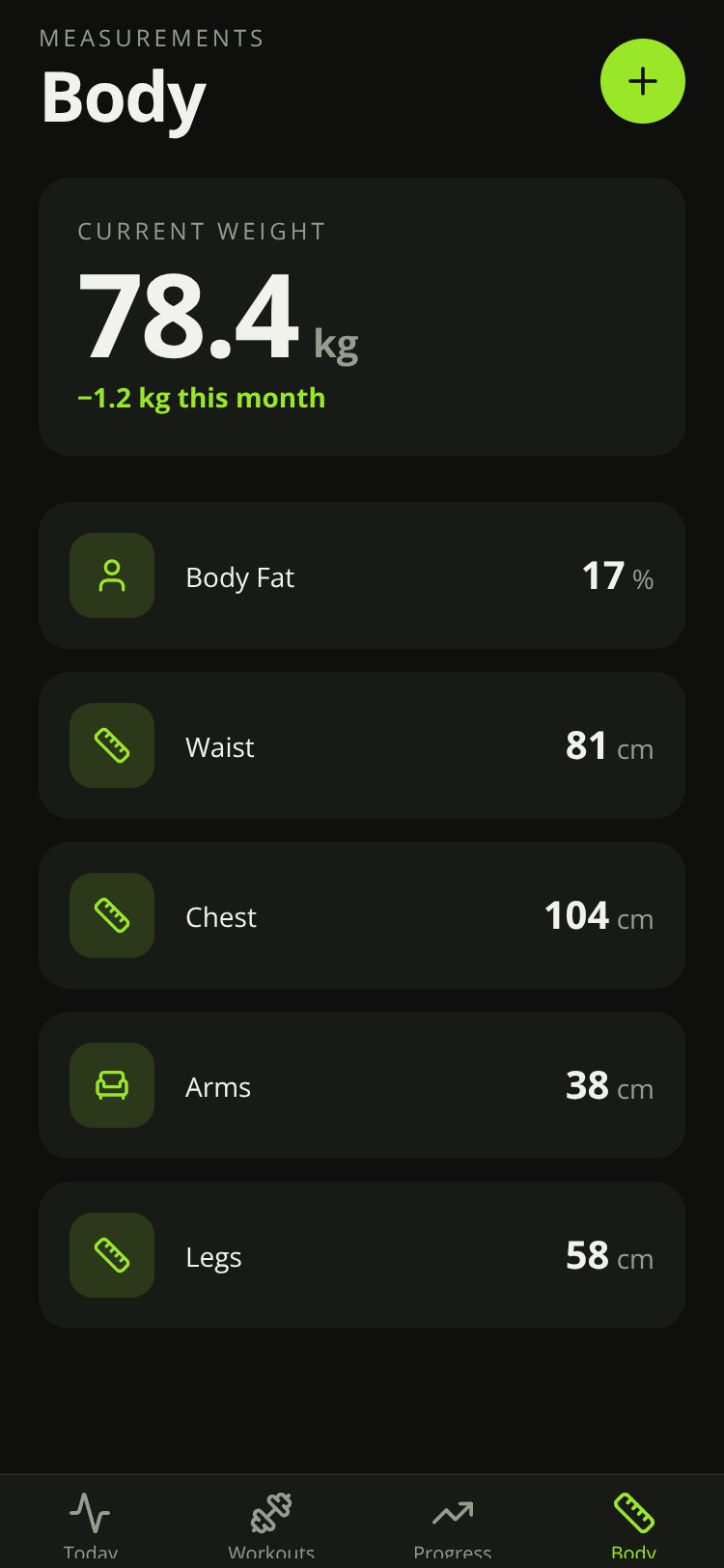 FitTrack screen 3