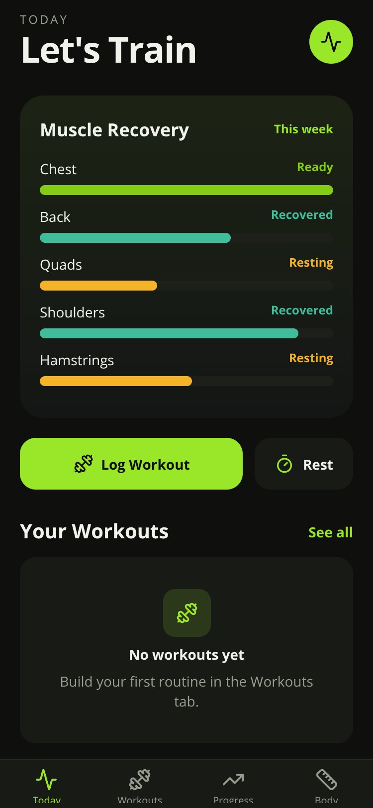 FitTrack screen 4