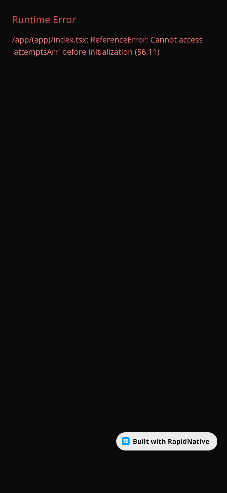 QuizVault screen 1