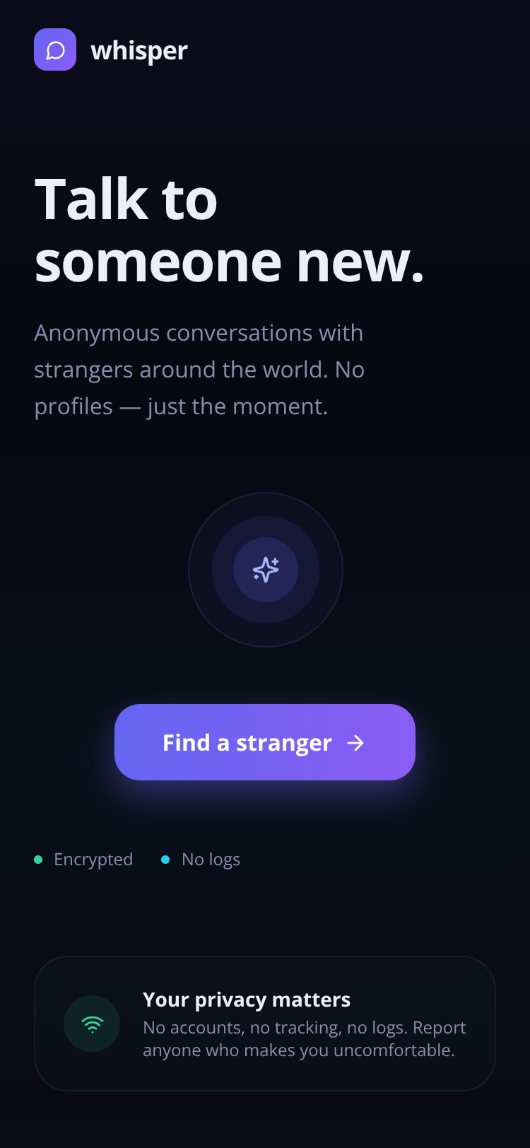 Whisper screen 1