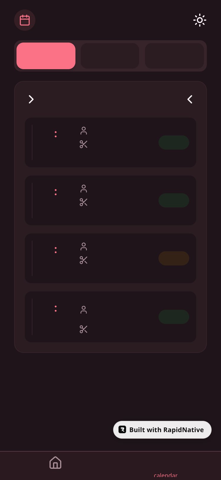 SalonFlow screen 2