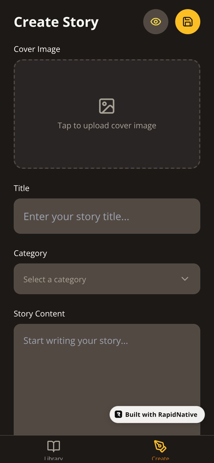 StoryCraft screen 3