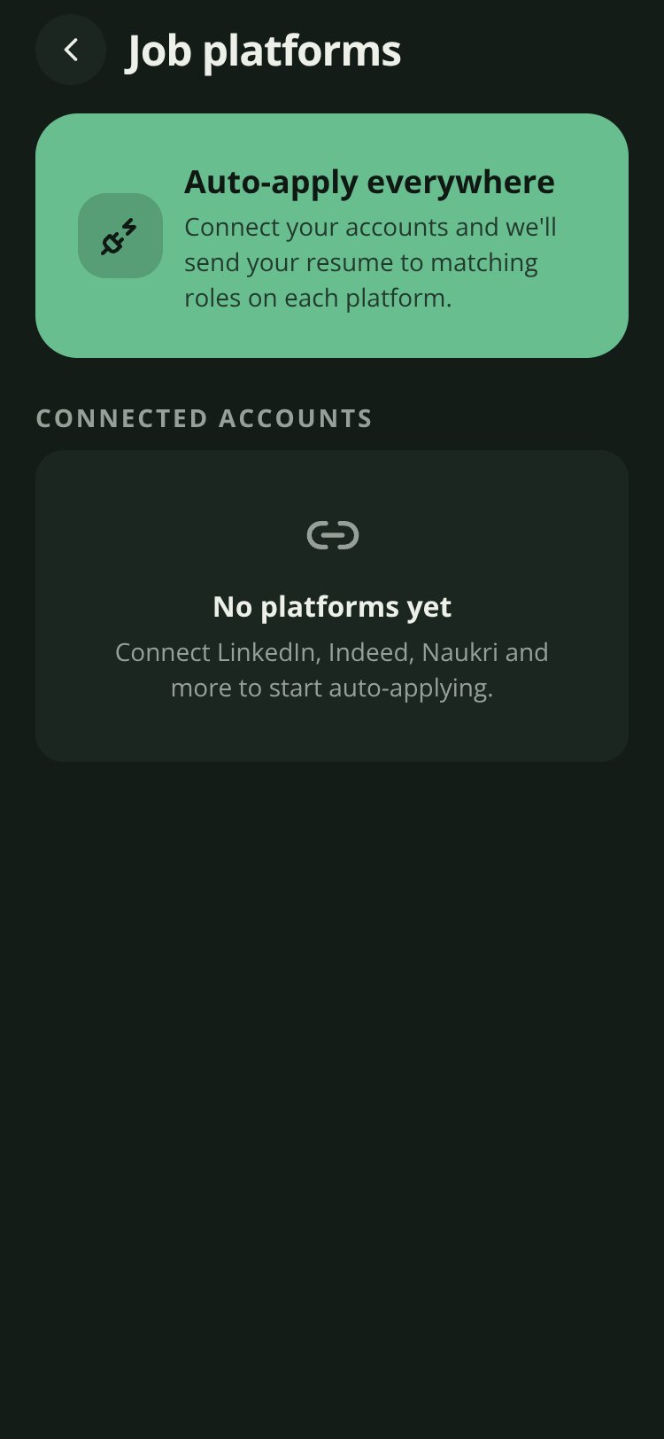 AutoApply screen 3