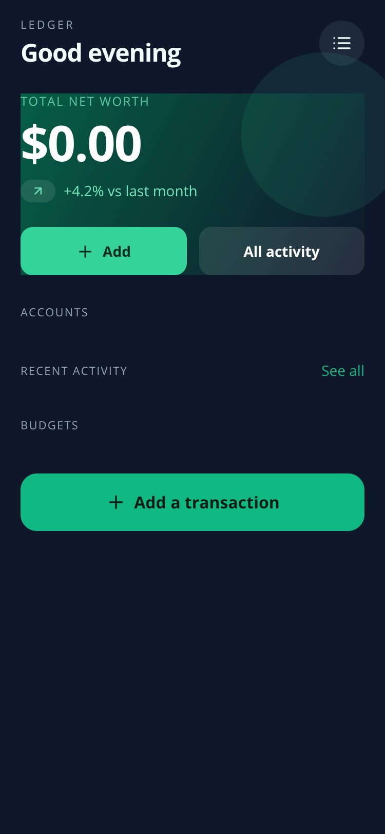 Ledger screen 4