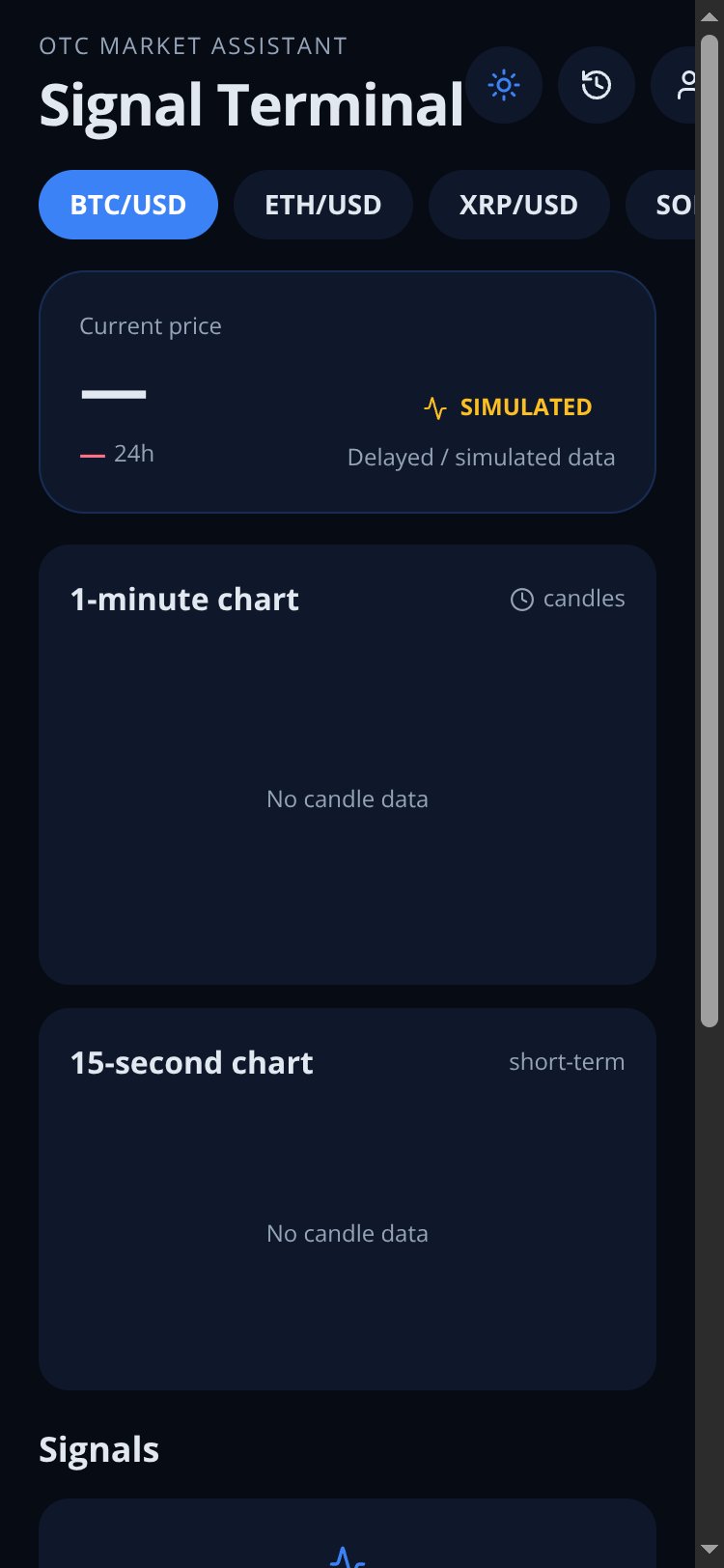 Quotex OTC Signal Pro Copy screen 2