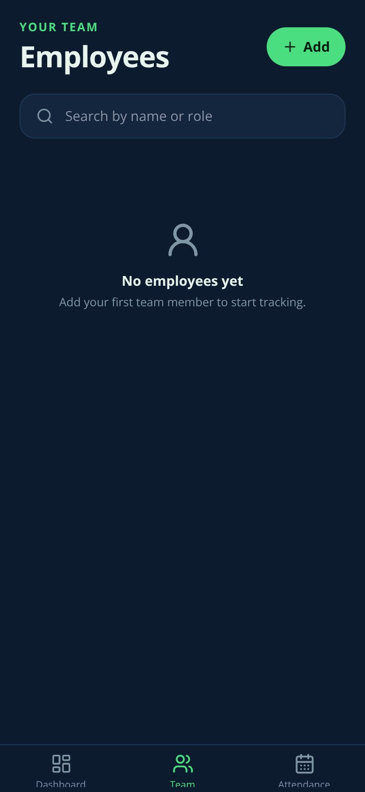 Attendly screen 3