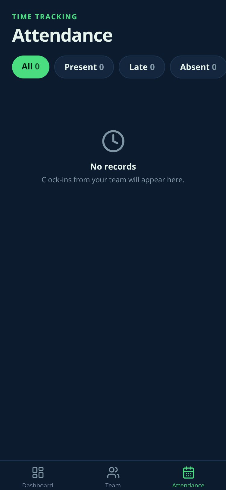 Attendly screen 5