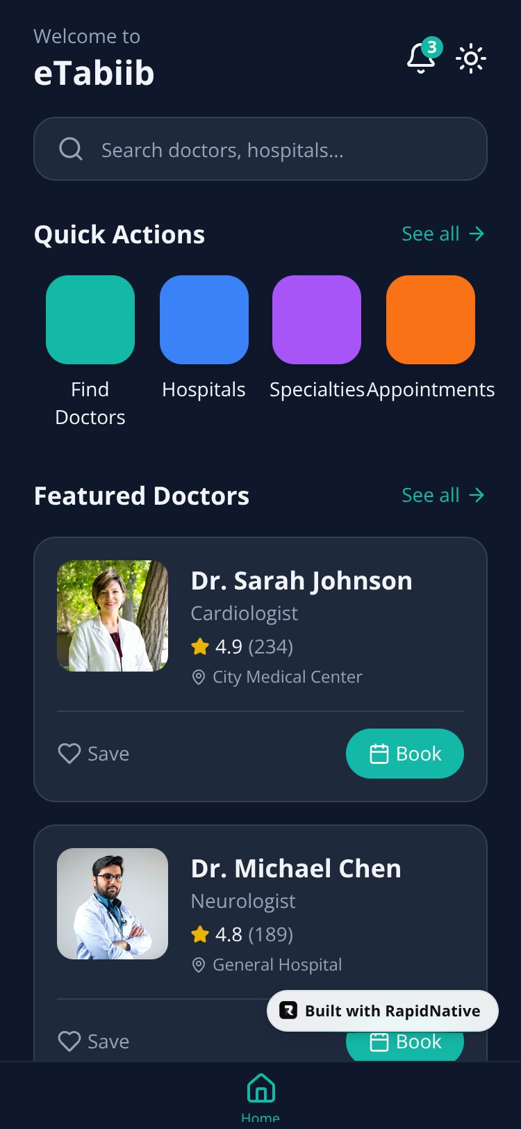 WiseHub screen 1