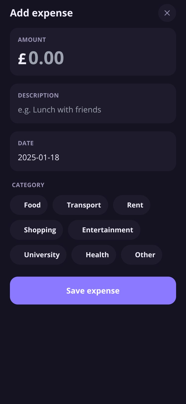 Student Wallet screen 4