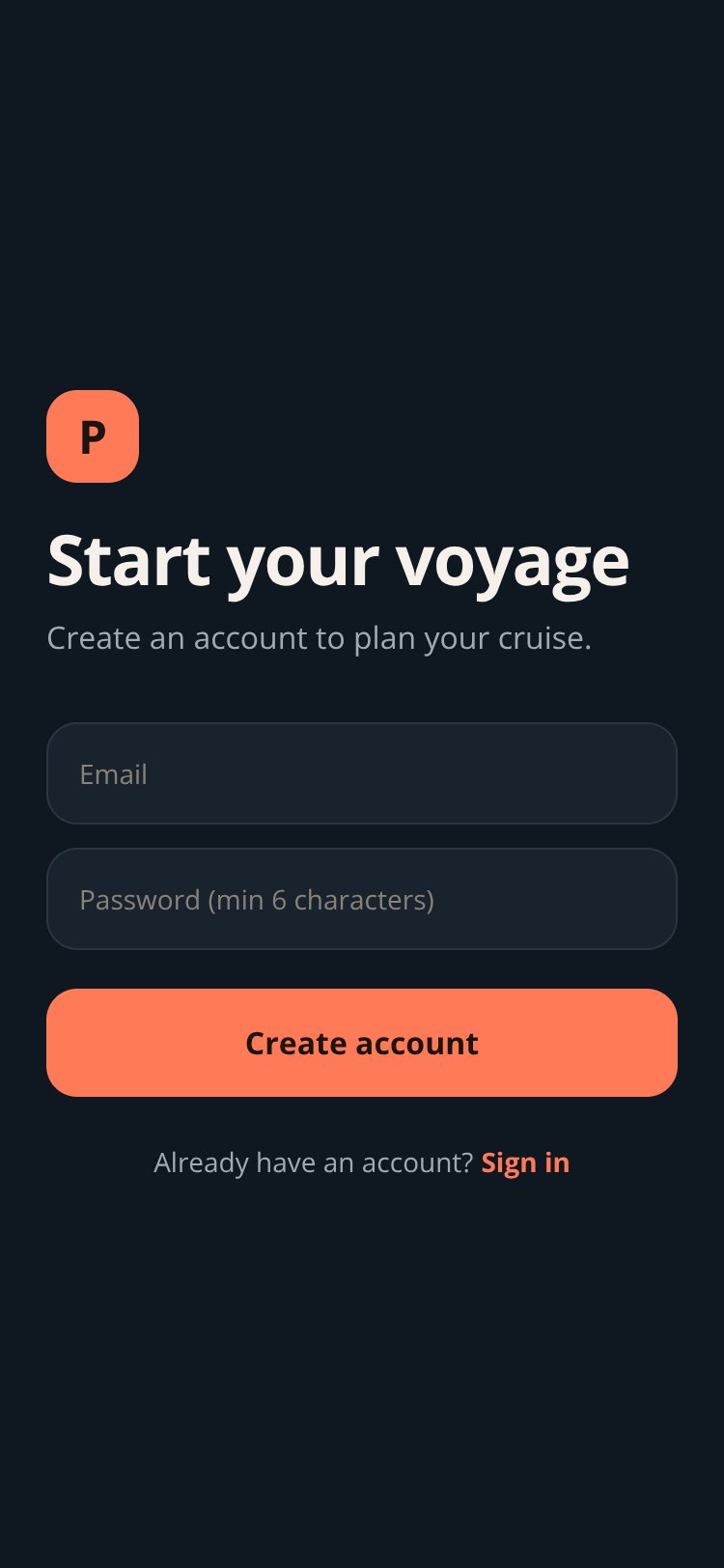 Portcall screen 2