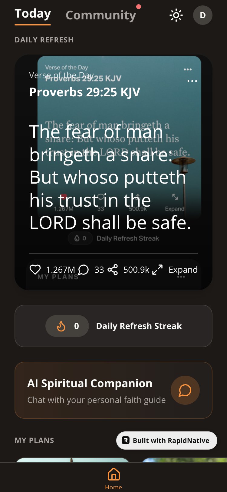 SwiftPro screen 1
