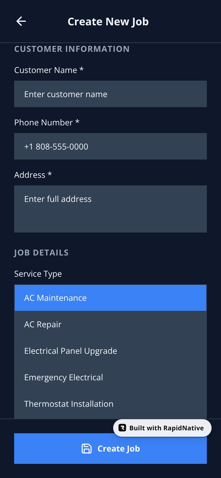 Oahu Electric & Air screen 2