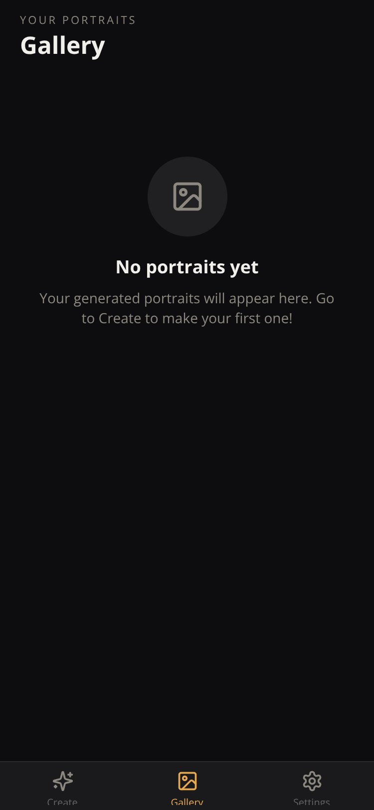 Portrait Studio screen 2