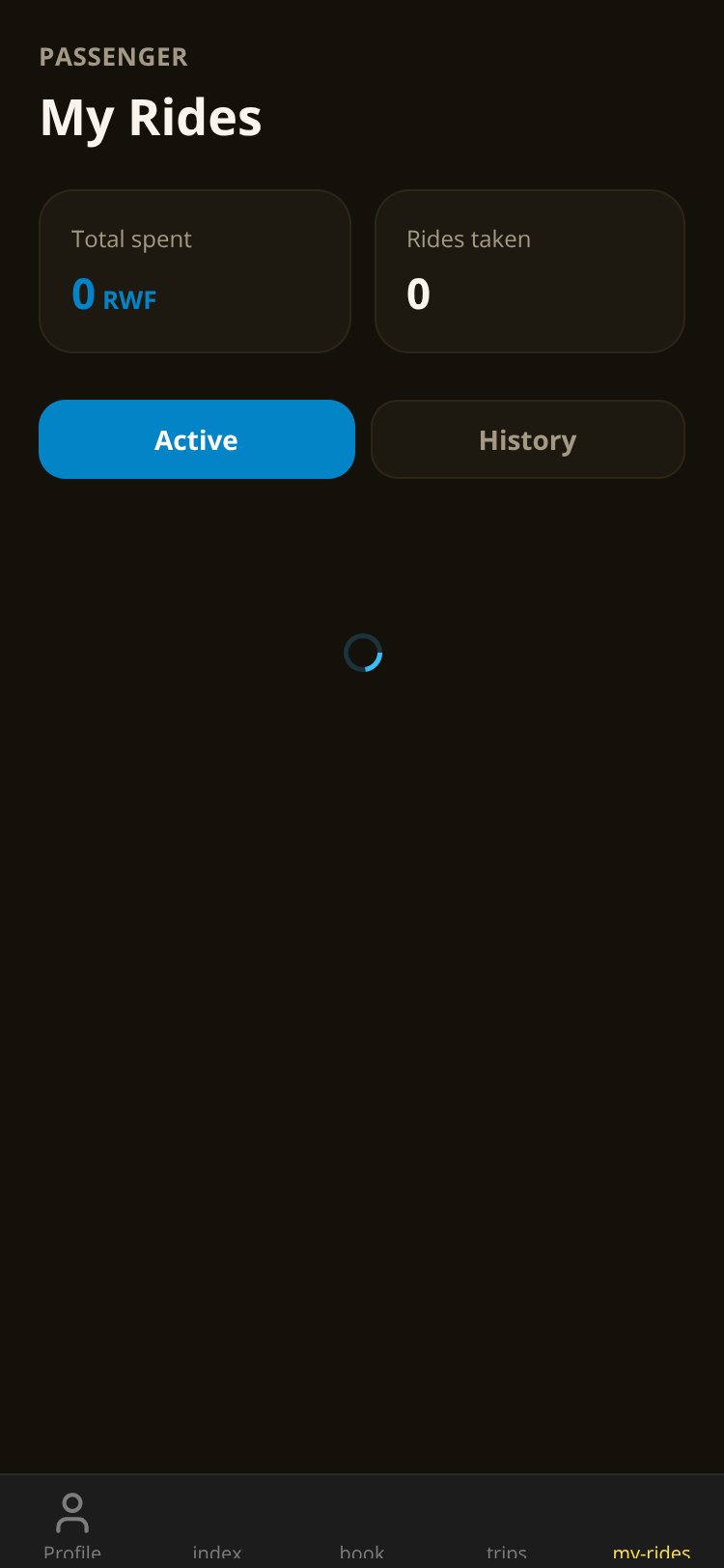 RapidNative App screen 5
