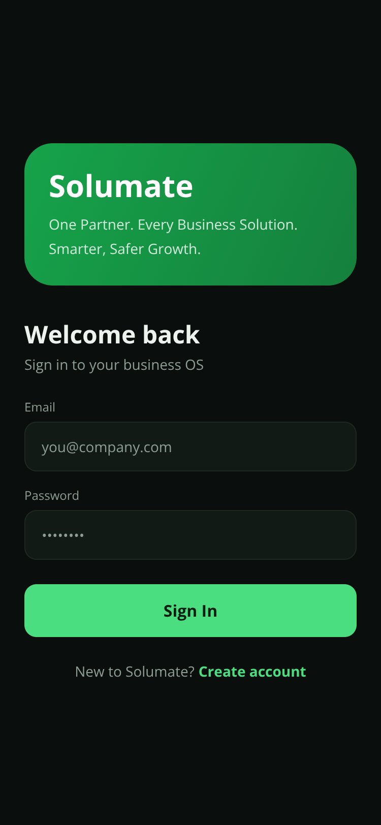 Solumate screen 1