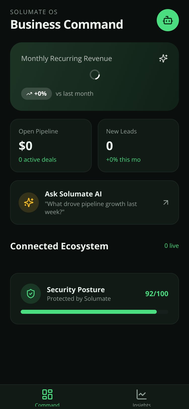 Solumate screen 2