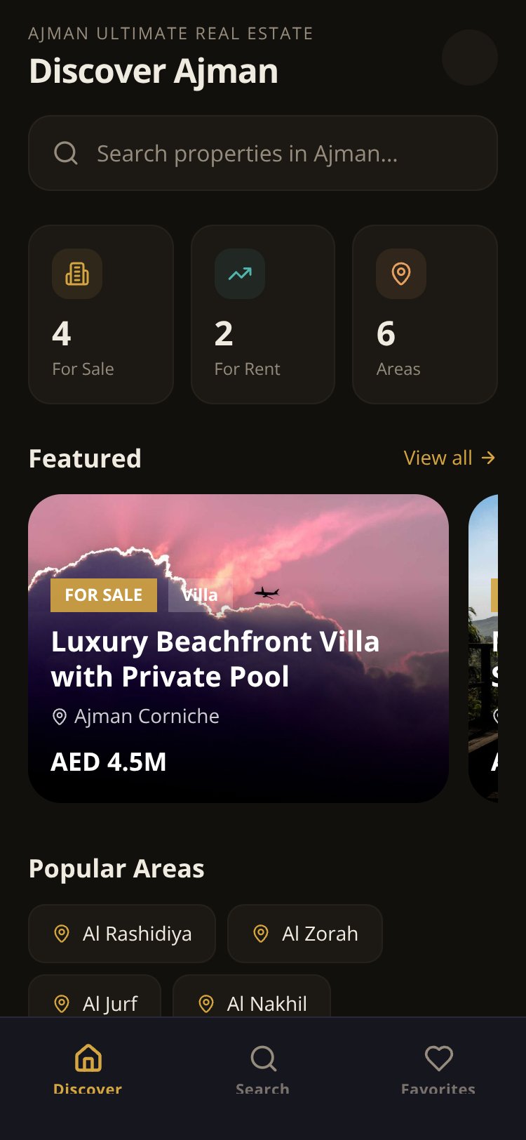 Ajman Ultimate Real Estate screen 2