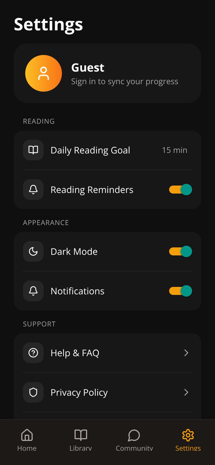 RapidNative App screen 4
