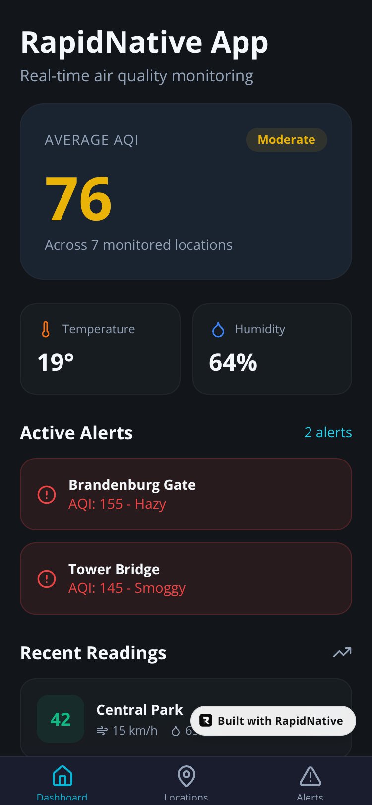 RapidNative App screen 5