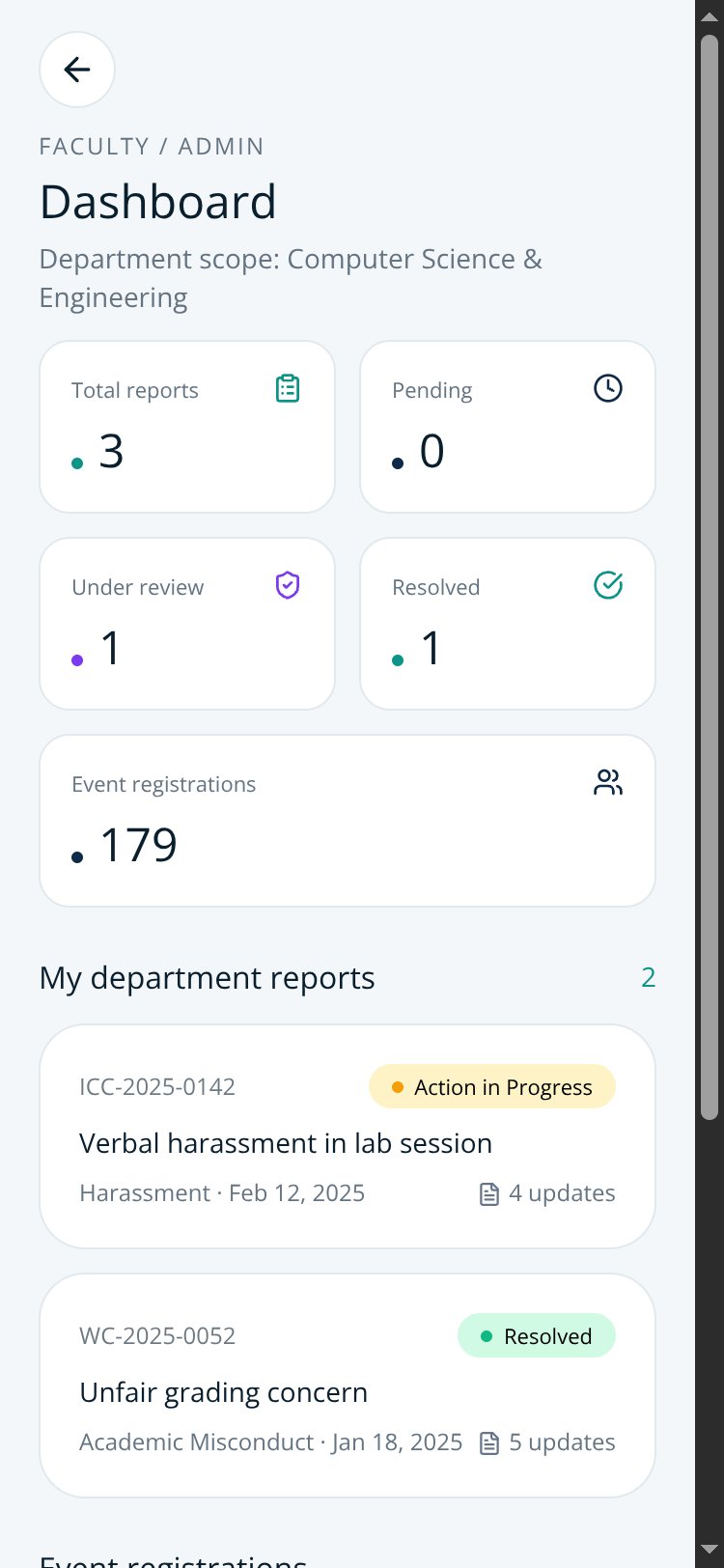 RapidNative App screen 1