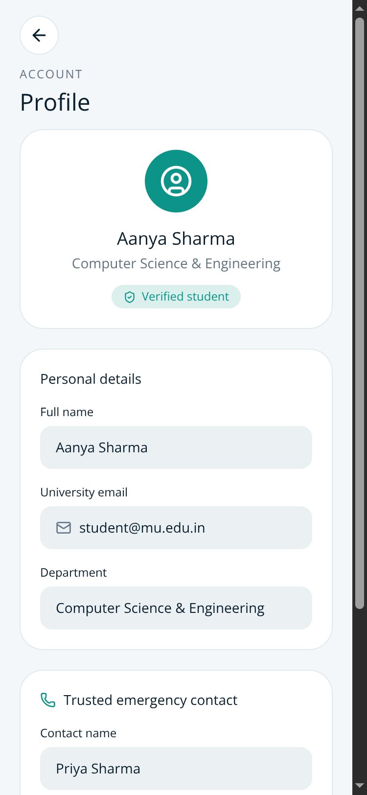 RapidNative App screen 4