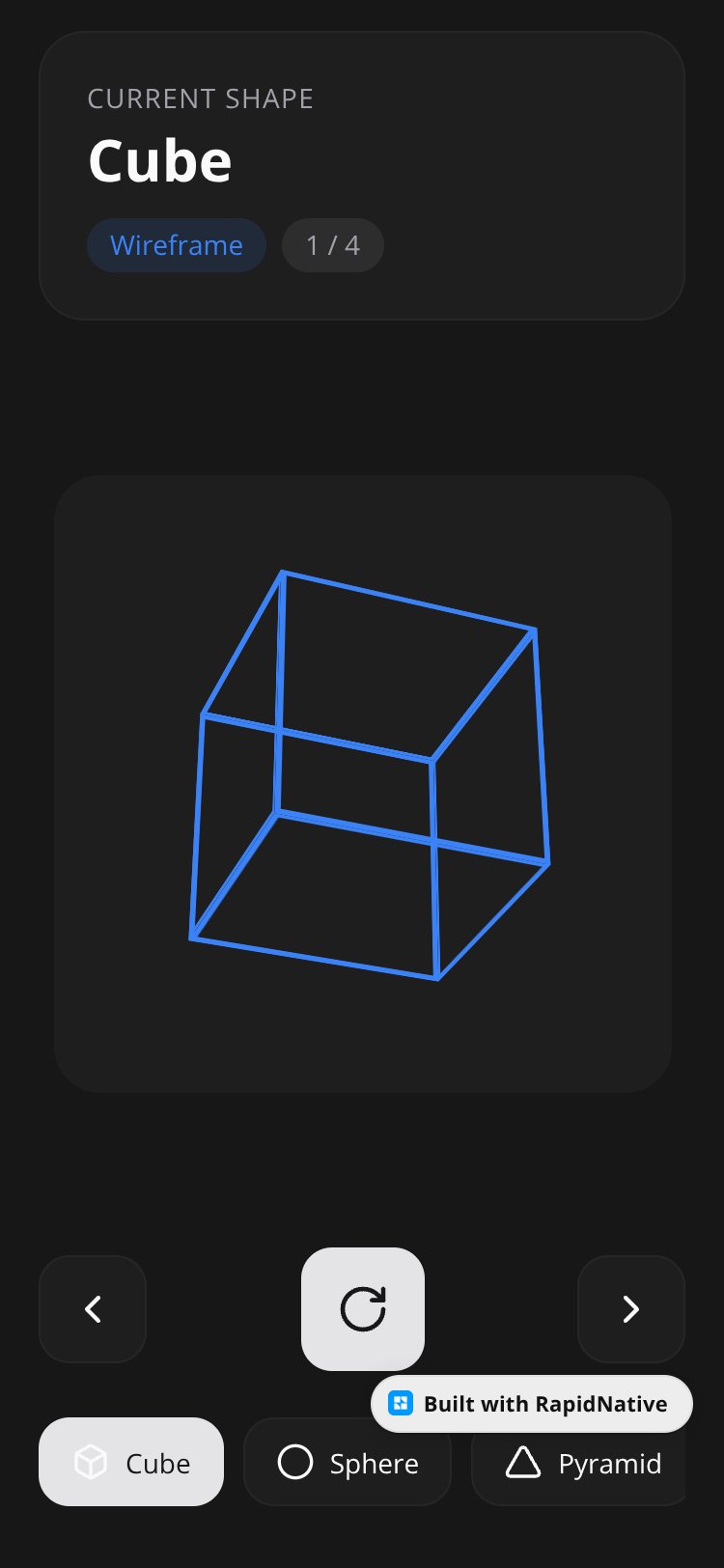 Shape 3D screen 1