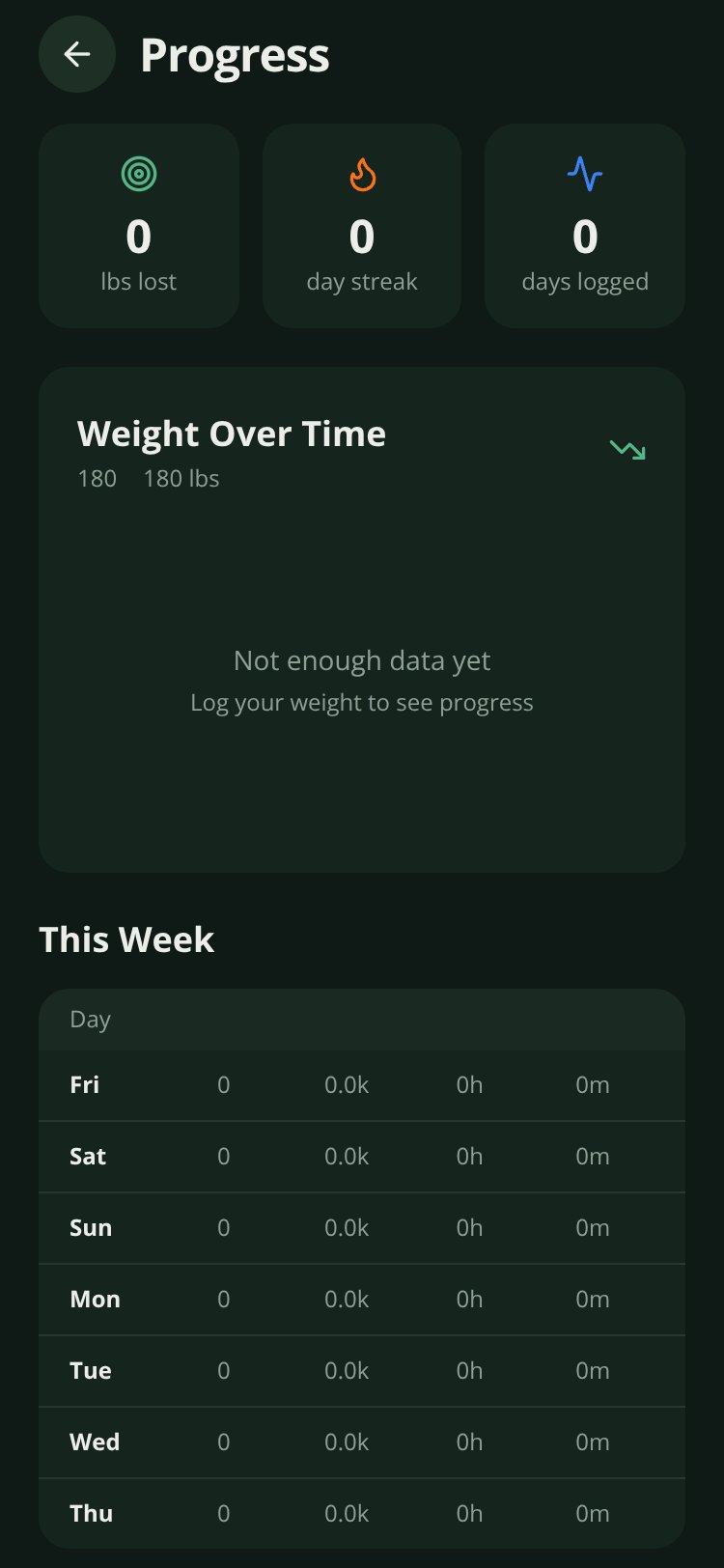 FitPath screen 1