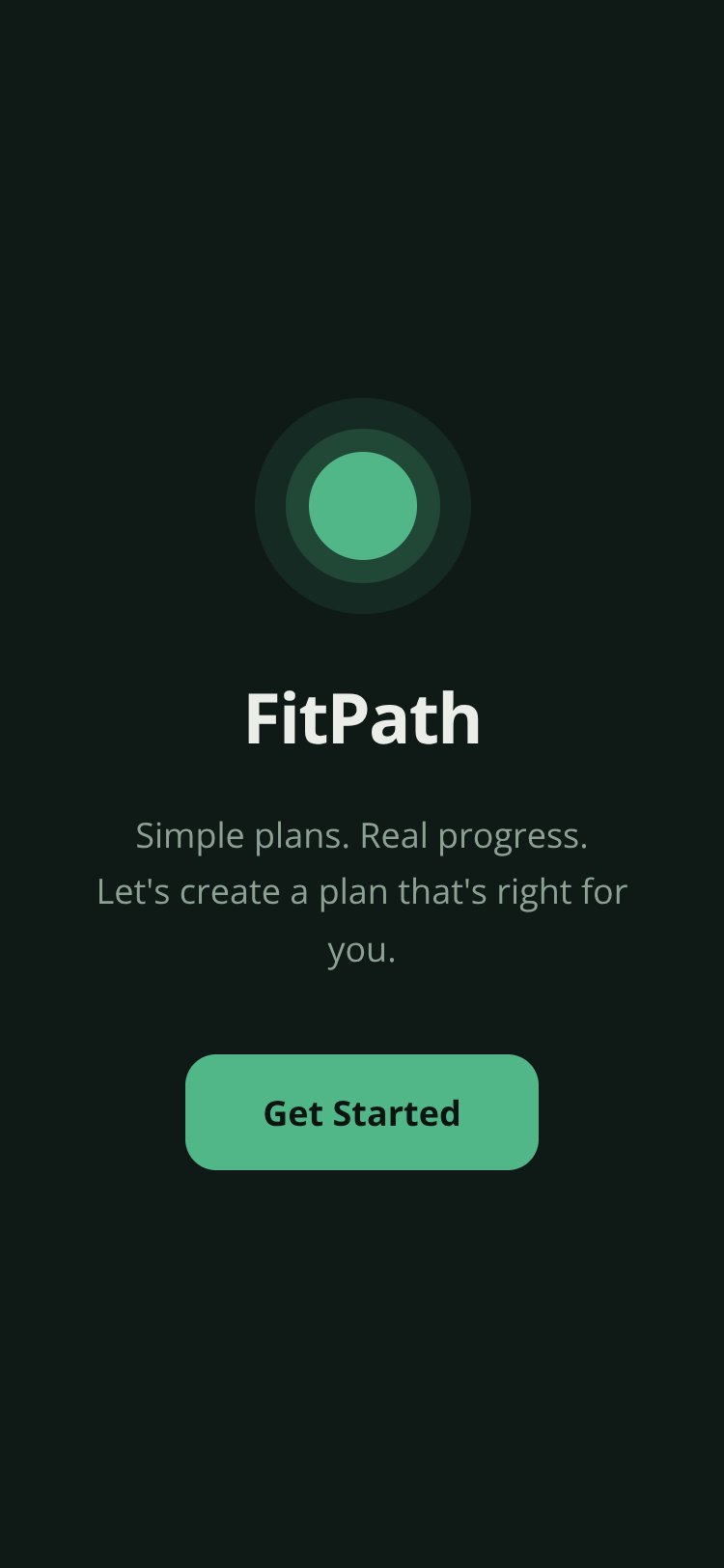 FitPath screen 2