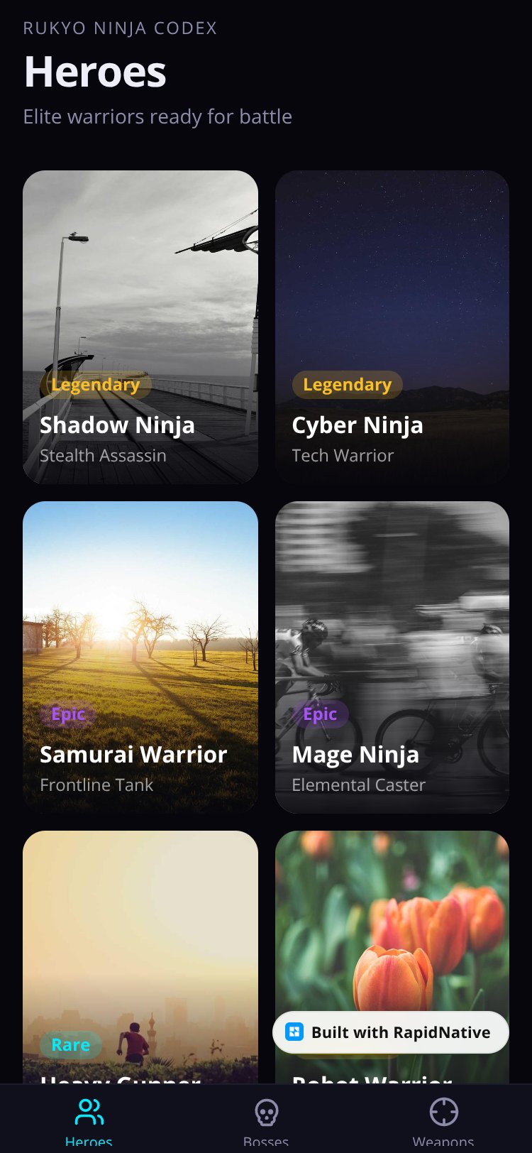 Rukyo Ninja Codex screen 1