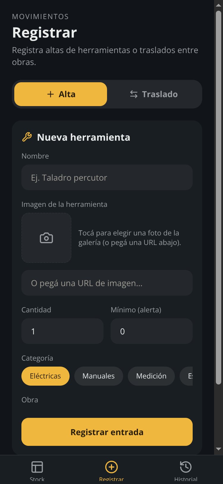 HerramientaPro screen 2