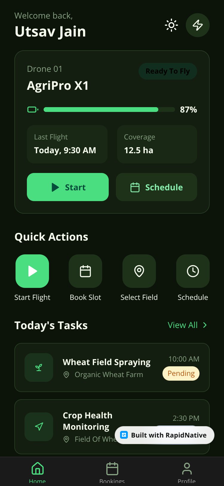 AgriDrone Pro screen 4