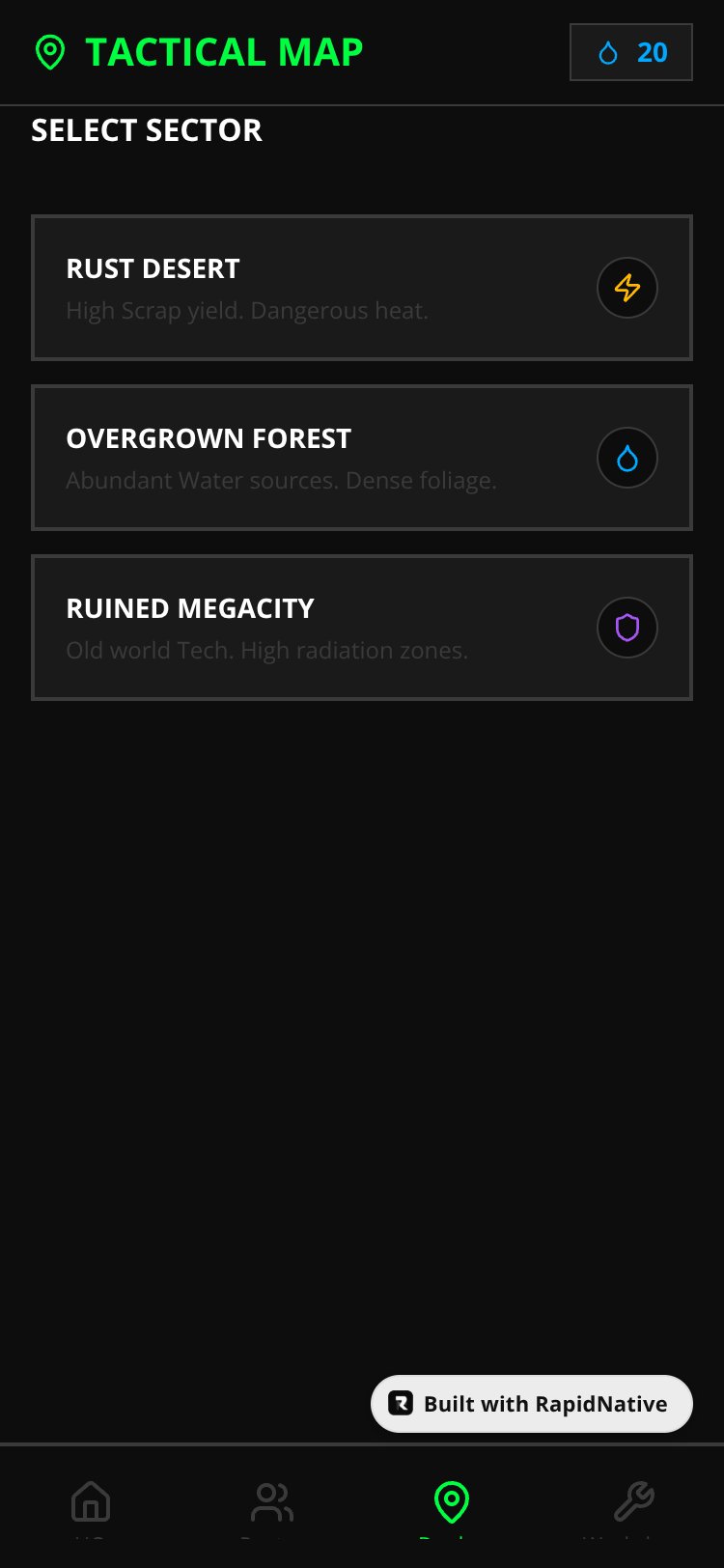 Wasteland Scrap screen 2