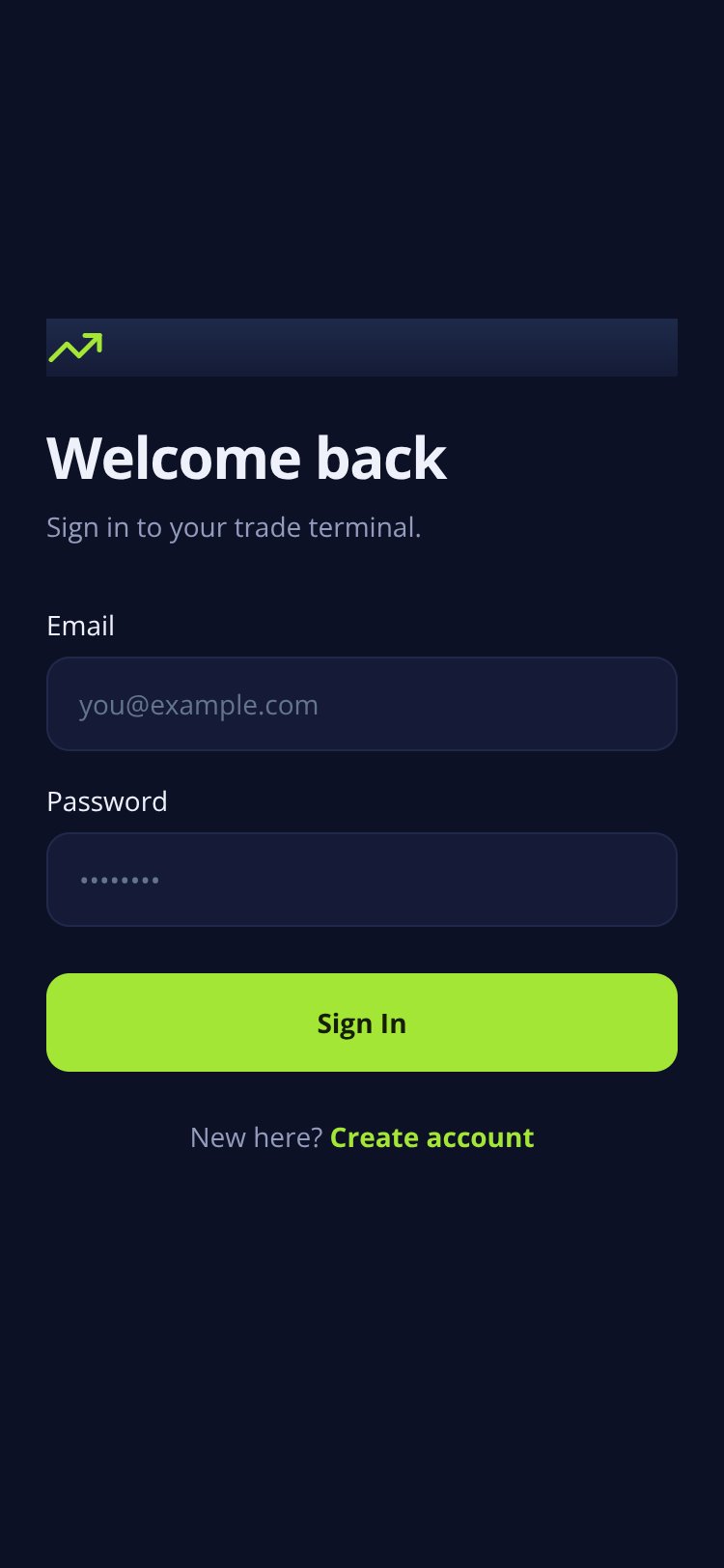 SignalStack screen 1